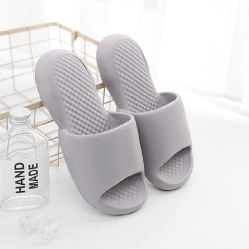 Bathroom cool slippers women's indoor home silent home soft bottom bath couple men summer integrated molding