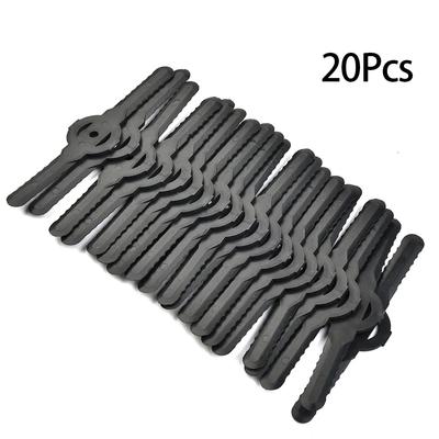 20pcs/lot Brush Cutter Blade Plastic Grass Trimmer Head Blades Electric Lawn Mower Garden Brushcutter Spare Parts