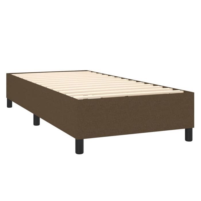 Maison Exclusive - Lattenrost mit Matratze Dunkelbraun 80x200 cm