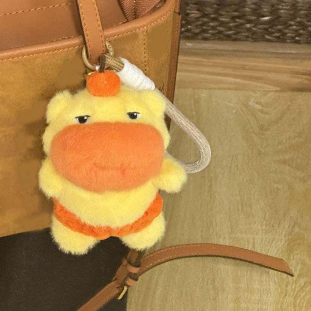 Capybara Water Dolphin Doll Pendant Cartoon Stuffed Dolphin Doll Keyring  Kids Toy