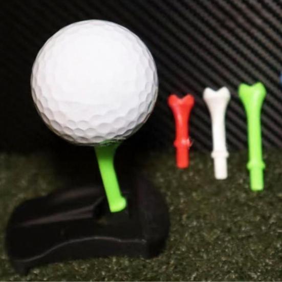 3D Printed Golf Tee Holder Artificial Turf Tee Stand Outdoor Indoor Driving Range Home Training Golf Simulator Tee Hinged Turf Base