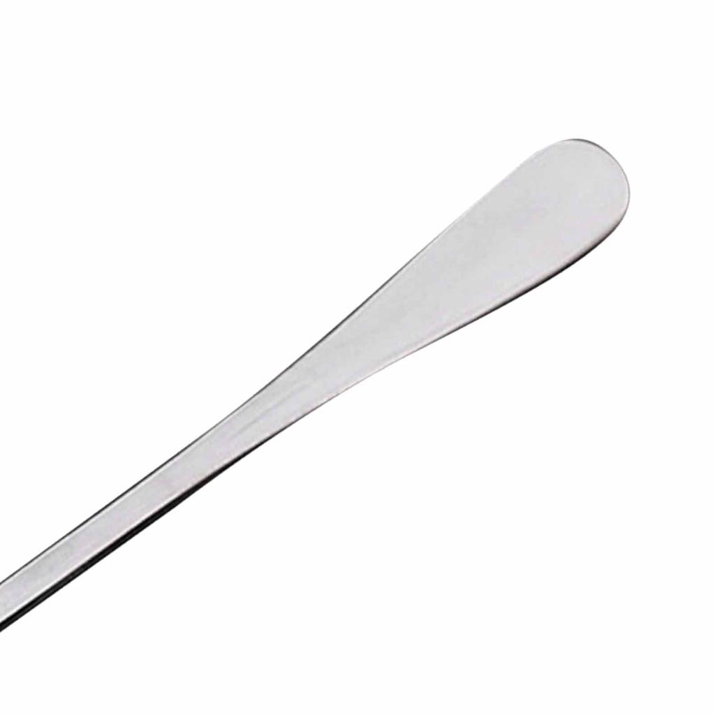 Coffee Spoon Stainless Steel Round Tea Dessert Sugar Stirring Spoon Long Handle for Cafe Kitchen