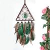 Handmade Boho Dream Catcher Triangle Wind Chimes Wall Hangings For Living Room Bedroom Birthday Christmas Gifts Home Decorations