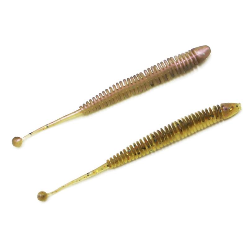 30Pcs Fishing Lures 4.8/6/8cm Artificial Worm Baits for Trout Fishing Swimbaits Soft Lures Tail Baits Fishing Tackle