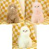 Cute Fluffy Alpaca Plush Toy White Brown Pink Purple Sofa Cushion Gift 40cm/50cm/80cm
