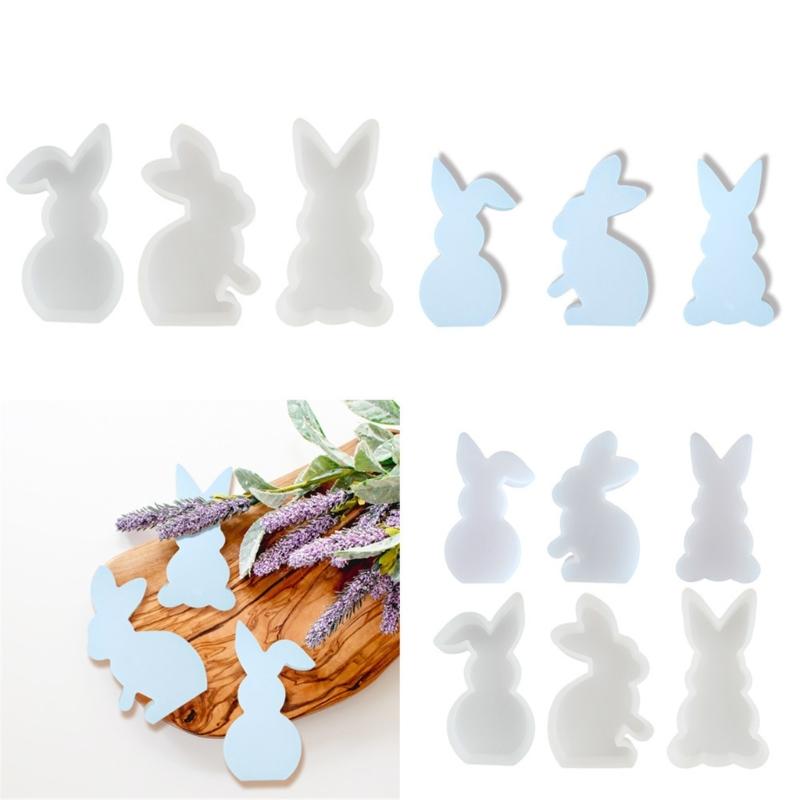 Kreative Silikon-Kerzenform DIY-Aromatherapie-Formen Hasenform Silikon-Wachsform Geeignet für die Herstellung von Duftprodukten