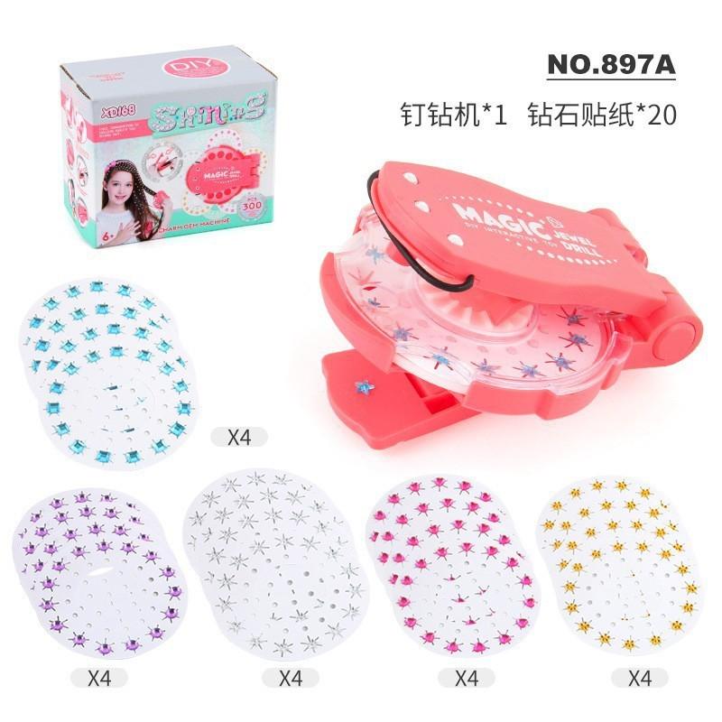 Supply Braid Electric Three-Strand Tie Hair Braid Diy Order Drill Makeup Hair Accessories Set Toy