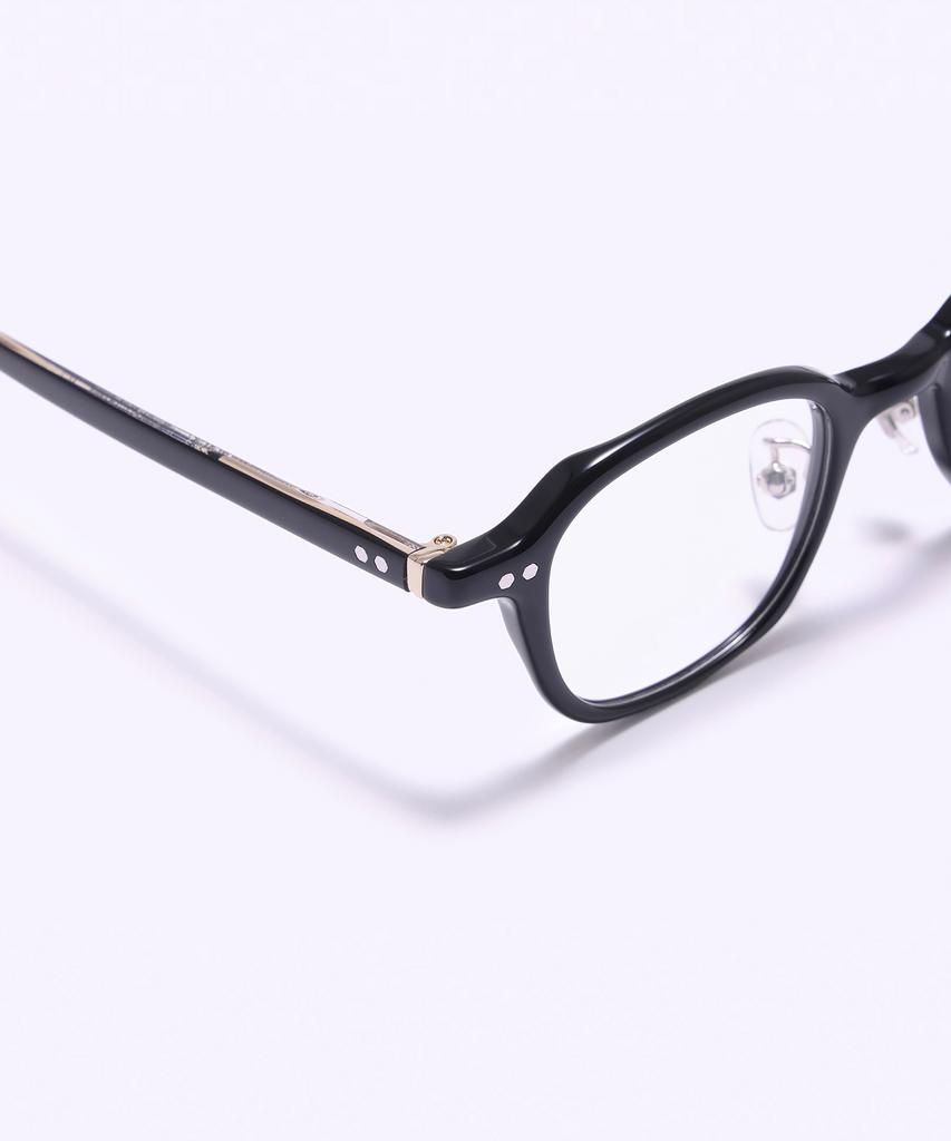 Alloaiweeo [Frame Black] Fbg7409 0920G Black Acetate Eyeglass Frame Blue Light Lens Selection