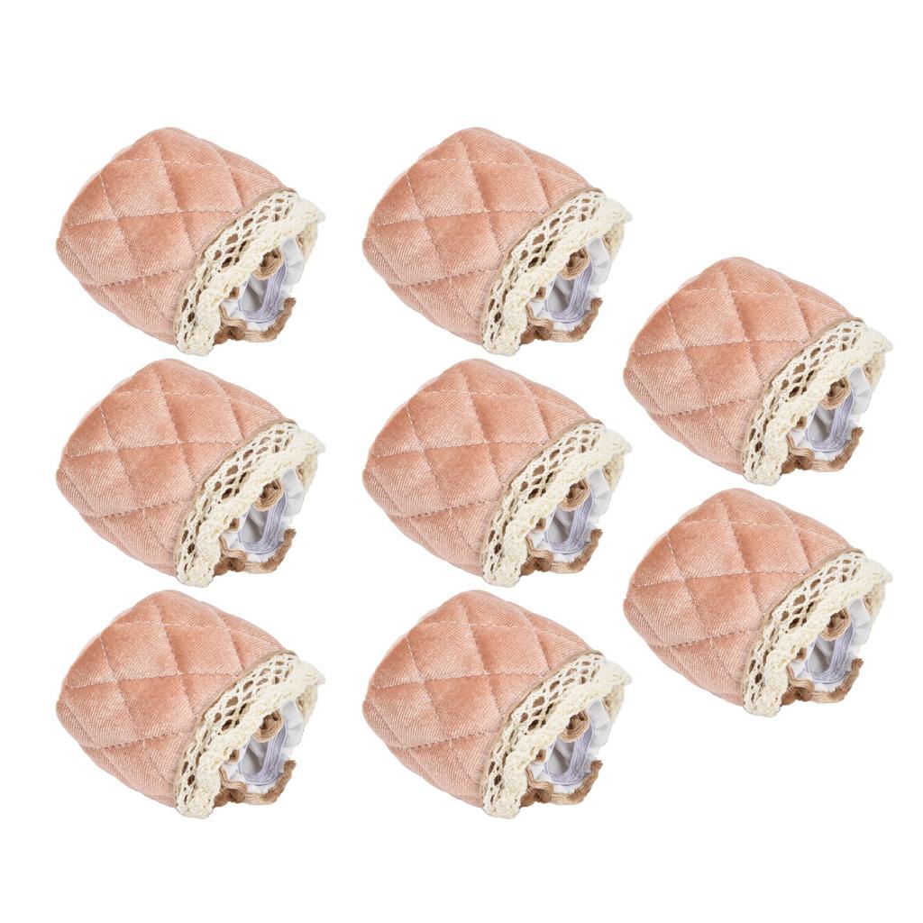 20Pcs Furniture Leg Covers Covers Flannel Lace Thickened Chair Legs Floor Protectors Wear Resistant
