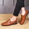 Pantofi casual realizati manual Mocasini pentru barbati Pantofi plati confortabili din piele Mocasini din piele moale38-47