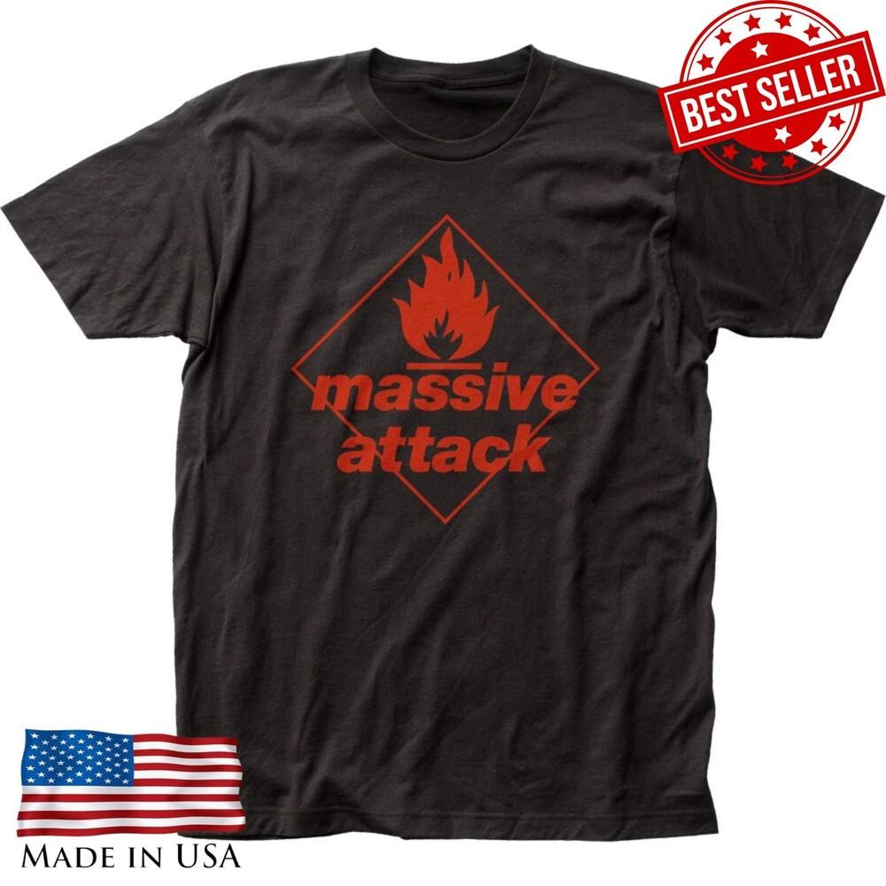 Massive Attack Blue Lines Rock Band Graphic Tee Mens  T Shirt Unisex T-Shirt S