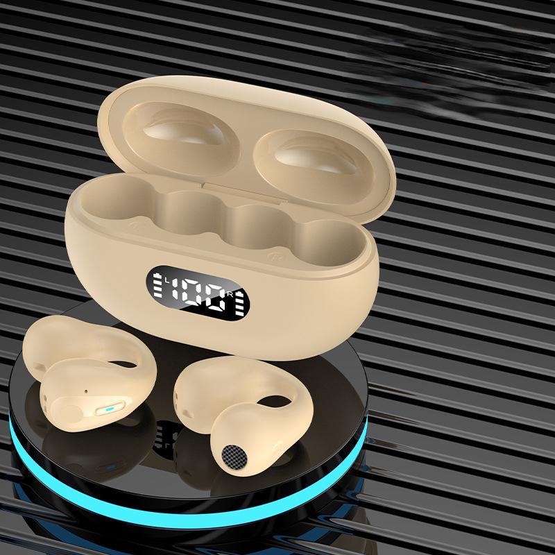 TWS for Ambie Sound Earcuffs Ørebeinledning Øredobber Trådløse Bluetooth-øretelefoner Sportshodetelefoner Ørepropper for telefoner