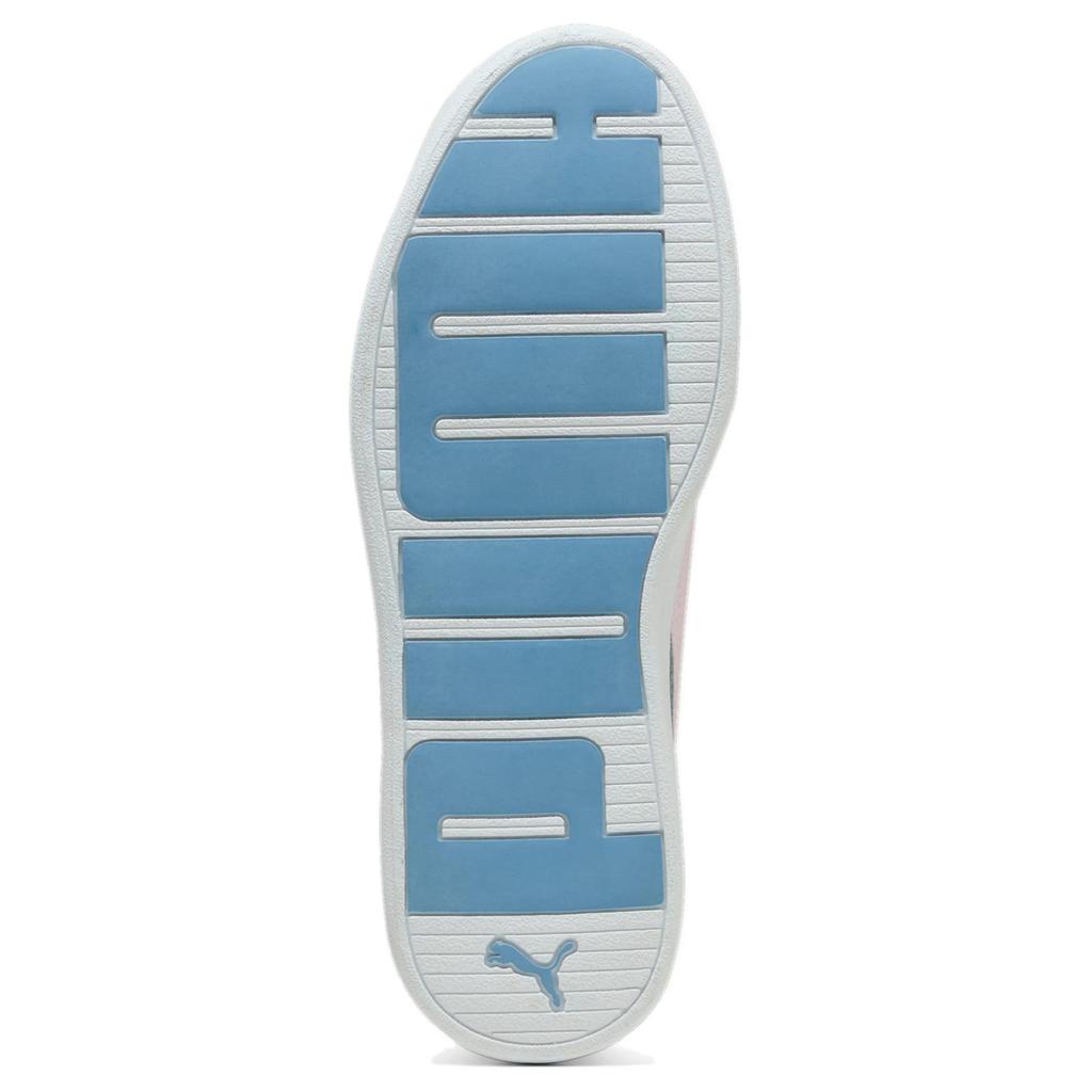 Puma Skye Höhe Steigernd Niedrige Skateboard-Schuhe Damen Weiß Blau 397076-03