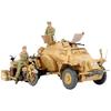 Tamiya 1/35 Military Miniature Series No. 286 German Army 4-Wheeled Armored Reconnaissance Vehicle Sd.Kfz.222 North African Front Plastic Model 35286