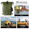 Waterproof Backpack 25L 500D PVC Mesh Fabric Camping Backpack for Men and Women Backpacking Hiking Camping Gear
