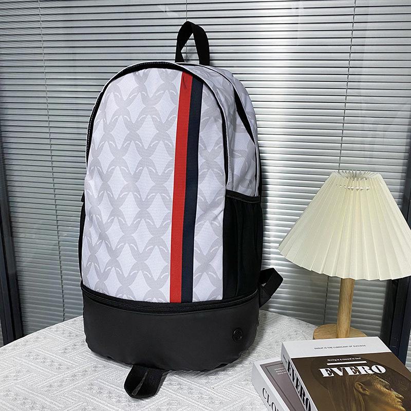 Men's Colorful Multifunctional Football Training Backpack with Shoe Compartment and Large Capacity