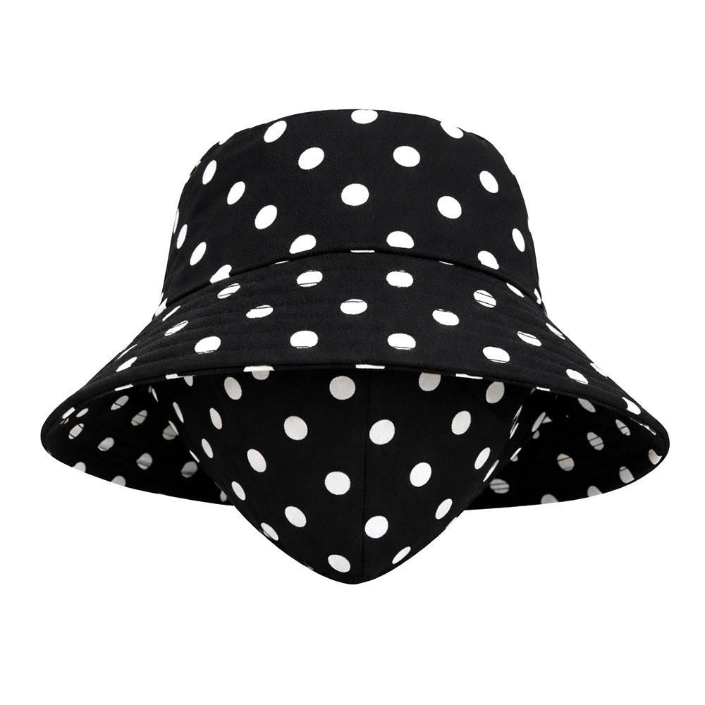 

New With Mask Agricultural Work Hat Wide Brim Protect Neck Anti-uv Tea Picking Cap Dust Mask Hat Bucket Hat Outdoor