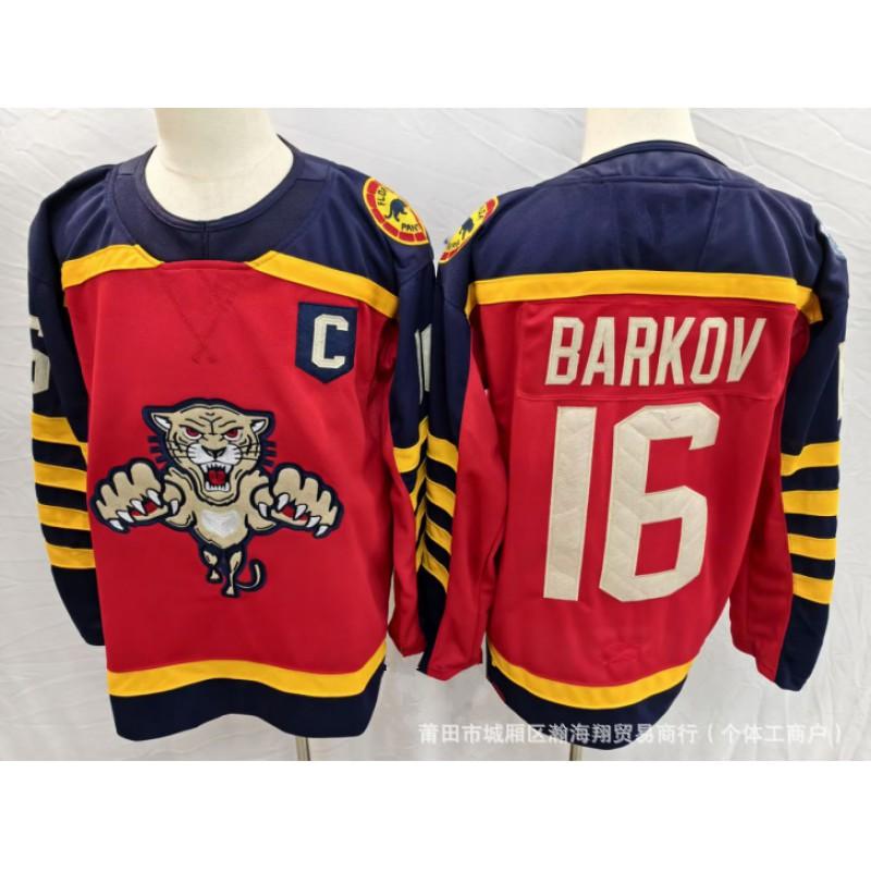 Maglia da Hockey su Ghiaccio da Uomo Leopard Team Numero Ricamato Personalizzato 16 63 19 72 Abbigliamento Sportivo Giocatori Adulti
