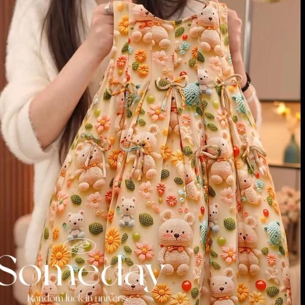 Girls' Sleeveless Summer Dress
