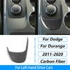 For Dodge Durango 2011-2020 Carbon Fiber Center Console Gear Shift Air Outlet AC CD Window Lift Trim Set Car Accessories Sticker