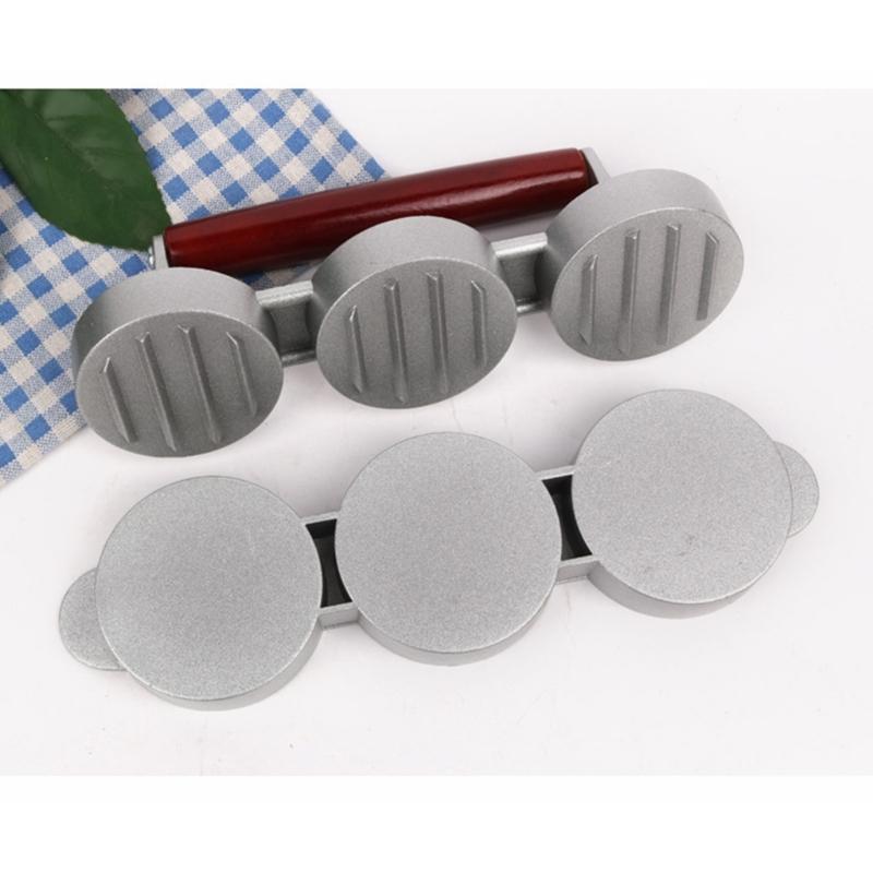 Sturdy Aluminum Alloy Small Patty Maker Kitchens Supplies for Crafting Delicious Burgers Home or During Picnics