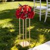 Wedding Flower Stand, 10PCS 60cm Column Flower Stand, Floral Stands with Metal Laminate, Cylindrical Cubic Floral Display Rack for Wedding, Party,