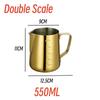 911ML Stainless Steel Pitcher Coffee Frothing Jug Pull Flower Cup Cappuccino Milk Pot Espresso Cup Latte Art Milk Frother Jugs