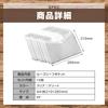 nijimomo Clear Set of Waterproof File, A4, 10, Loose-leaf Pocket, Envelope-style File, (Assorted Designs)