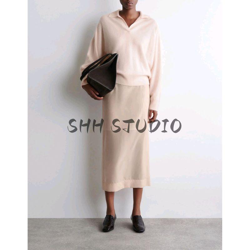 CS Autumn New Lazy Comfortable Bottoming Shirt Casual Style Polo Collar Cashmere Sweater 1289007