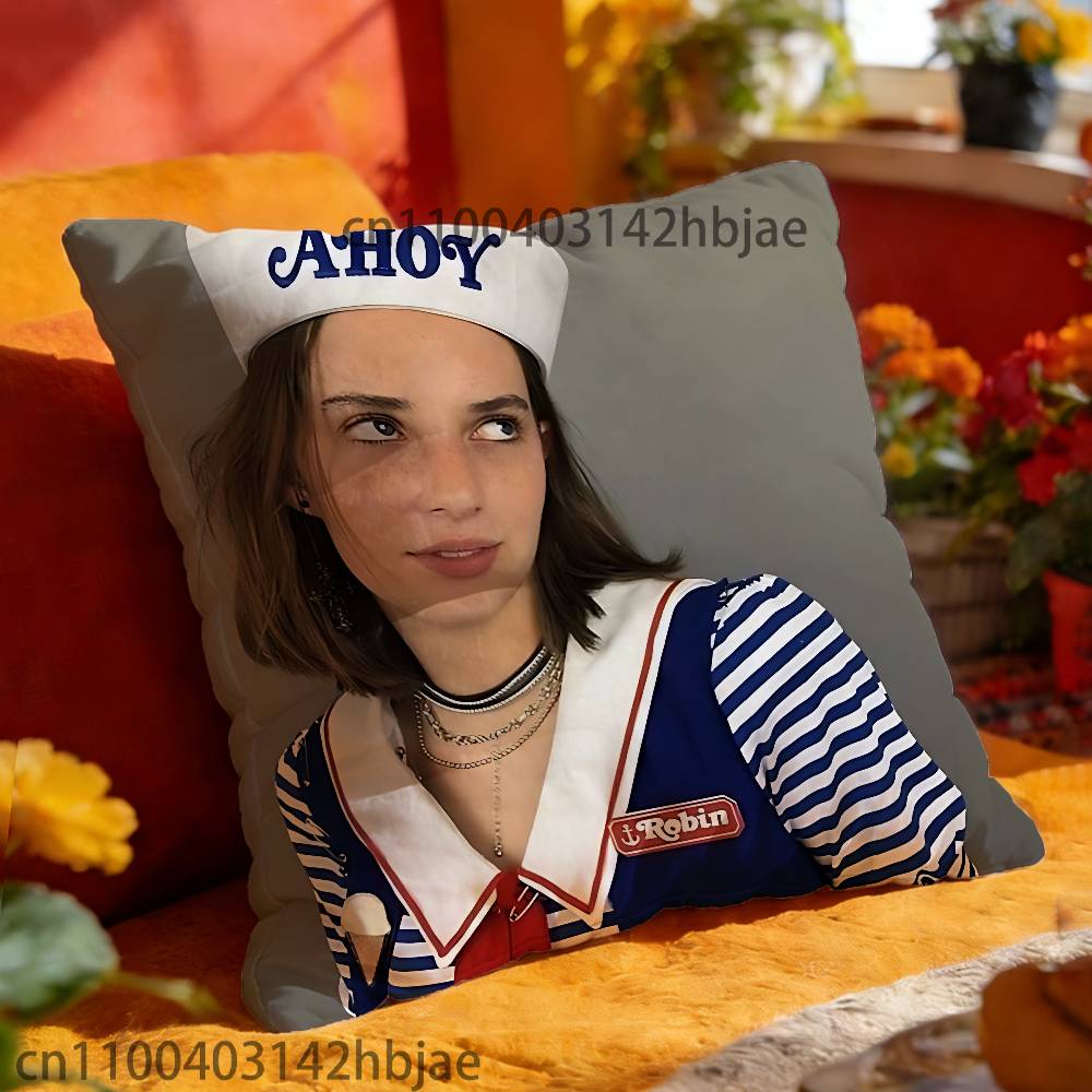 Robin M-Maya Hawke Throw Pillow Case For 45x45cm 55x55cm 30x30cm Square Car Pillowcase Home Bedchamber Decor Gift