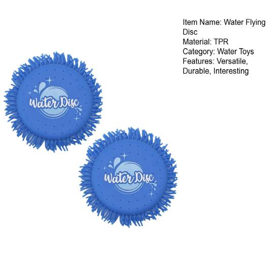 2er-Pack Wasser-Frisbees, saugfähiger Schwamm, verbessert die Eltern-Kind-Bindung, Wasserspielzeug, Outdoor-Strand-Pool-Frisbee