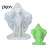 Gothic Style Soft Furnishings 3D Printed Goddess Statue, Minimalist Figurine, Modern Niche Home Accessories Mysterious Sculpture for Office Desk Shelf