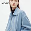 MO&Co. Women's Velvety Lapel Retro Short Jacket