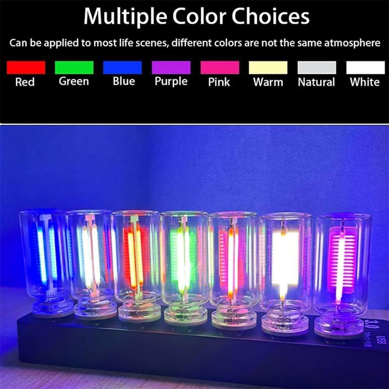 USB-Autolampe, Innenatmosphärenlicht, Retro-inspirierte Stimmungslampe, Glasflasche, kabellose Touch-LED-Autoinnenbeleuchtung