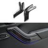 Carbon Fiber Interior Door Handle Trim Accessories for Jeep Wrangler JK 2011-17
