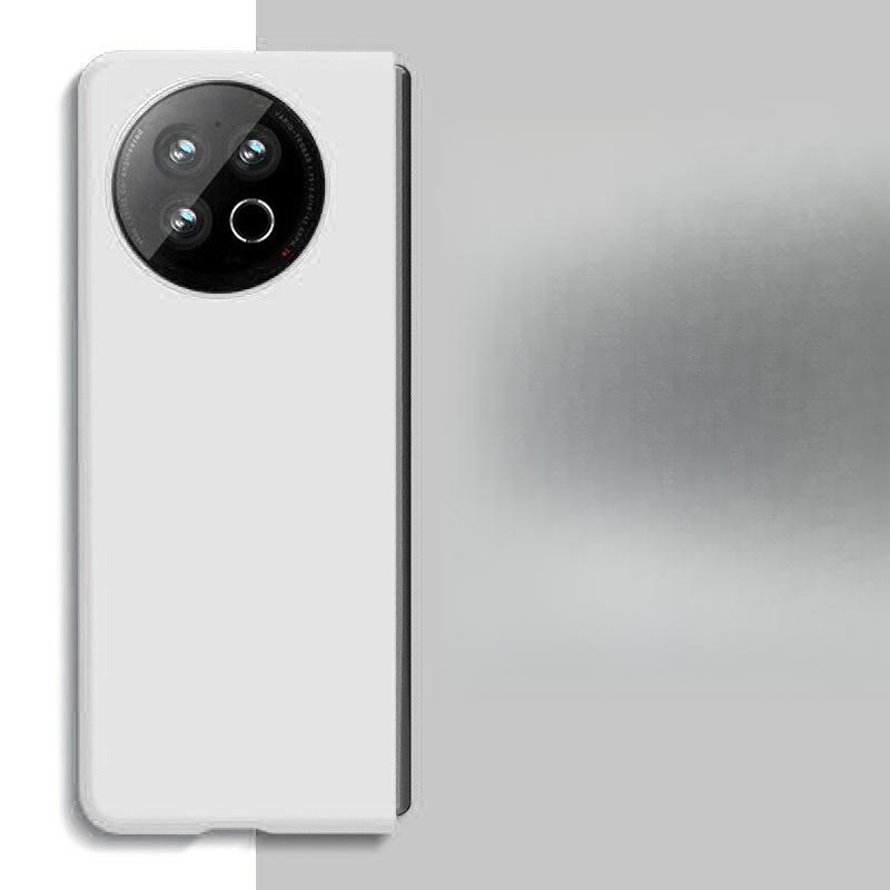 Diese faltbare X Flip Ultra-dünne Vollschutzhülle aus flüssigem Silikon in Vollfarbe ist für VivoXFold3 Handyhüllen geeignet und stoßfest.