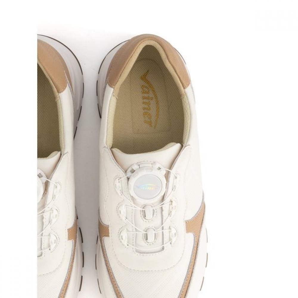 Vainer Women S White Dial Button SneakerS 153a0v1wb
