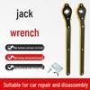 Effort-Saving Hydraulic Jack & Wrench for Car Tire Changes - Suitable for Small Cars, SUVs, and Sedans