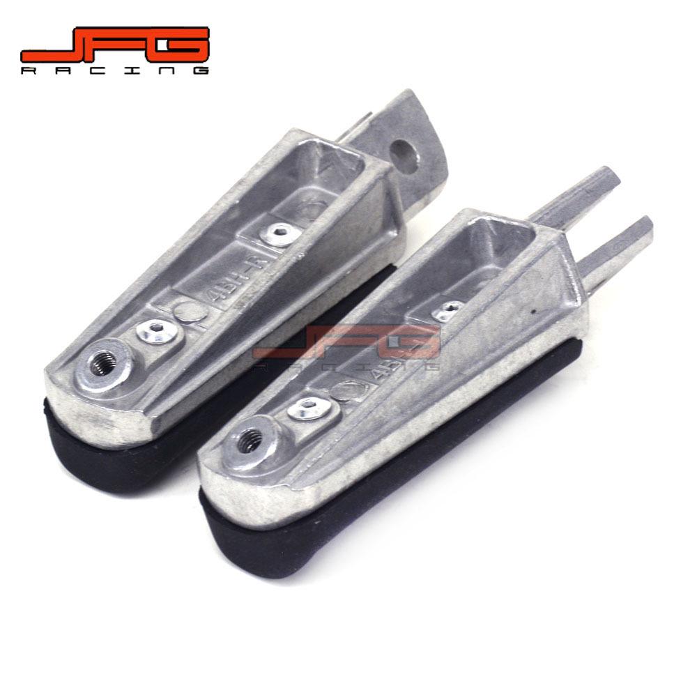 Aluminum Rear Foot Pegs for Fazer700, FZ1, FZ6R, and FJR1300 Motorcycles