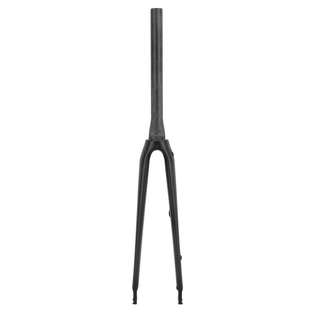 Bike Rigid Front Fork Full Carbon Fiber Road Bike Fork Quick Release Type UD Pattern Top Taper Pipe for Disc BrakeUD