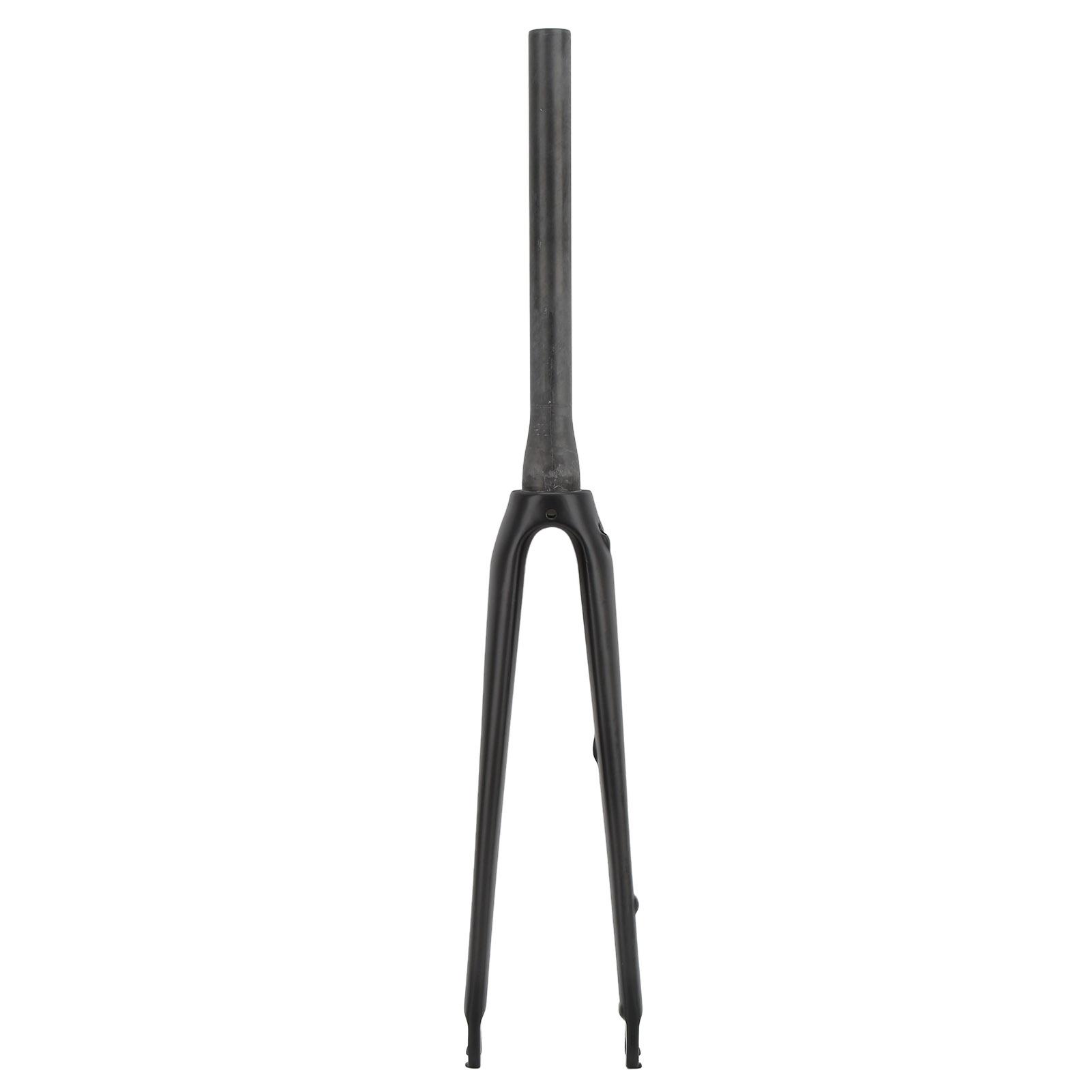 

Bike Front Fork Full Carbon Road Bike Fork Quick Relse Type UD Pattern Top Taper Pipe for Disc Brake
