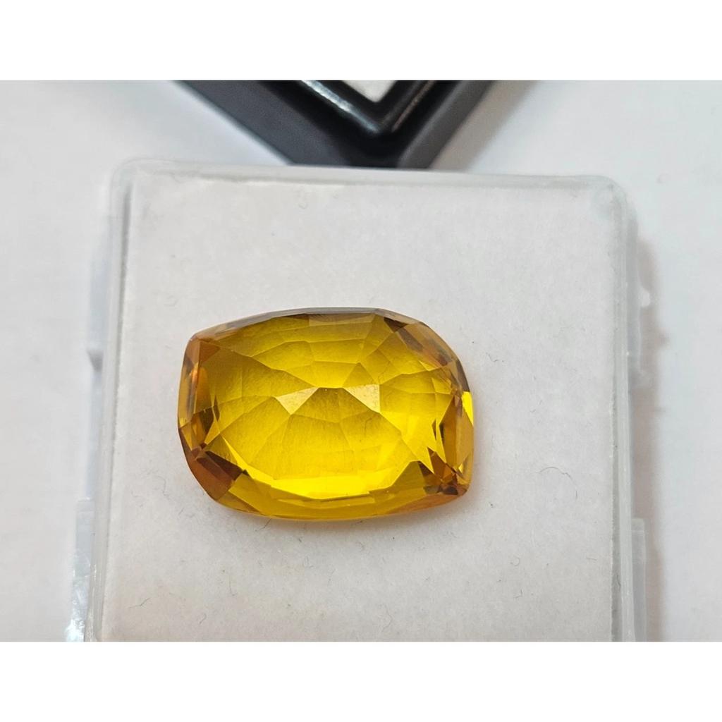 Natural Sapphire Yellow Color Fancy Cut 11-12 Ct Beautiful Loose Gemstone