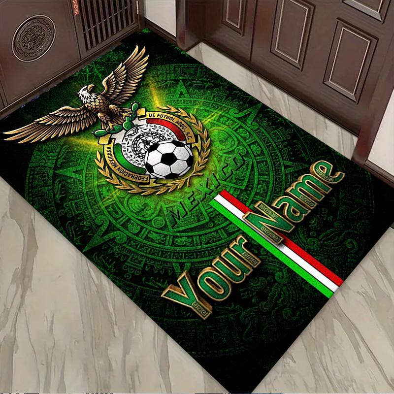 Name Custom Logo Mexico American Football Carpet Rug for Living Room Bedroom Home Sofa Decoration,Kids Play Non-slip Floor Mat