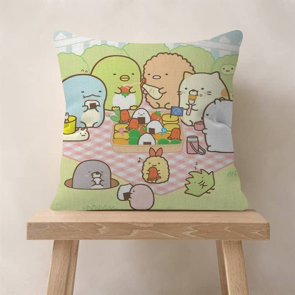 Cartoon Sumikko Gurashi Cool Cushion Cover x Polyester Sofa Cushions Decorative Throw Pillows Home Decoration Pillowcover