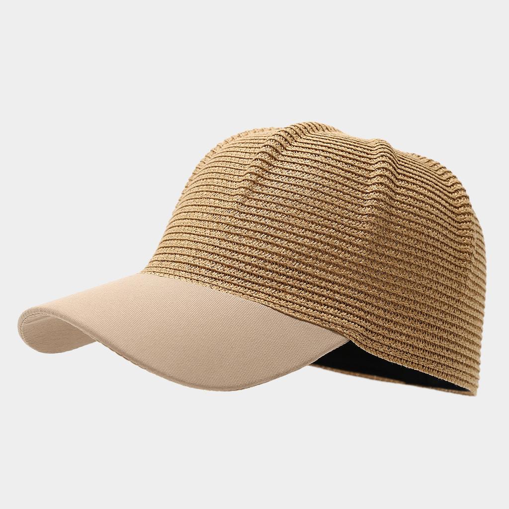 Summer Cotton Curved Brim Cap With Sun Protection And Ventilation For Casual Wear