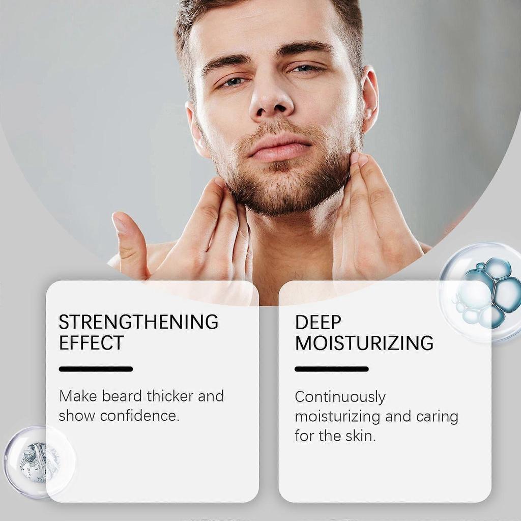 East Moon Men's Beard Care Cream Is Soft, Shaping, Nourishing, Moisturizing, Gentle, Skin-Friendly, Refreshing And Non-Sticky