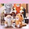 Cat Capybara Cuter Plush Pendant Soft Stuffed Animal Toy Keychain Gift Kids For