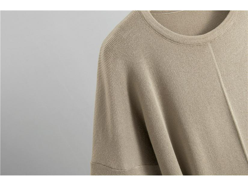 European Knitted Wide-Leg Pants & Sweater Set - Women's Autumn/Winter 2025 Loose Fashion Two-Piece Set