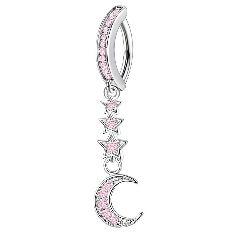 Fashion Exquisite Butterfly Belly Button Sexy Body Piercing Jewelry For Women Zircon Navel Barbell Fashion Belly Rings Gifts