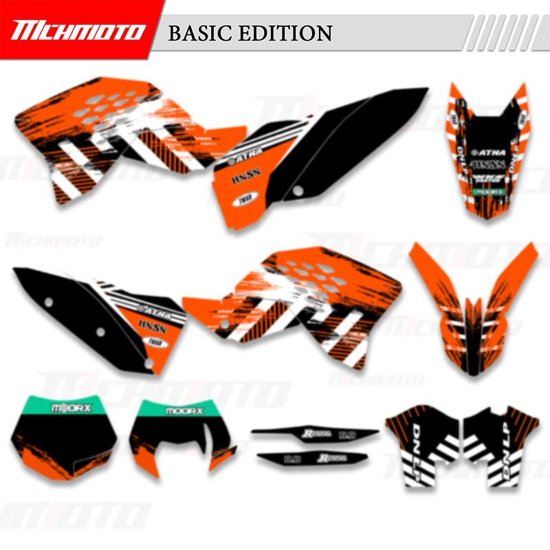 MCHMFG Graphics Decals Stickers Kit For KTM EXC EXCF 125 250 300 450 2008 2009 2010 2011 SX SXF 2007 2008 2009 2010